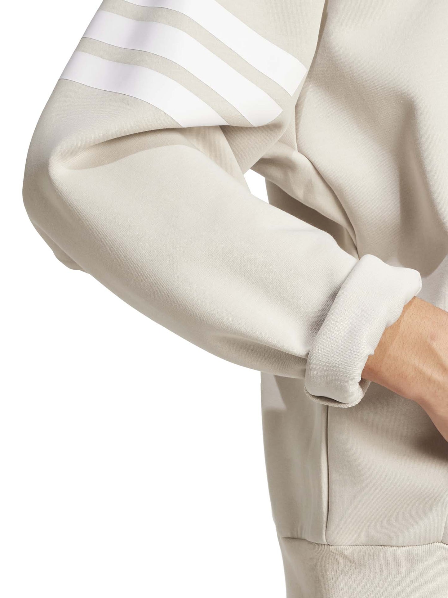 FELPA CON CAPPUCCIO HOODIE FUTURE ICONS ADIDAS UOMO SABBIA