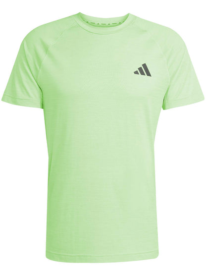 T-SHIRT GIROCOLLO TRAINING ADIDAS DA UOMO LIME