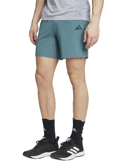 SHORT TRAINING ADIDAS DA UOMO VERDE