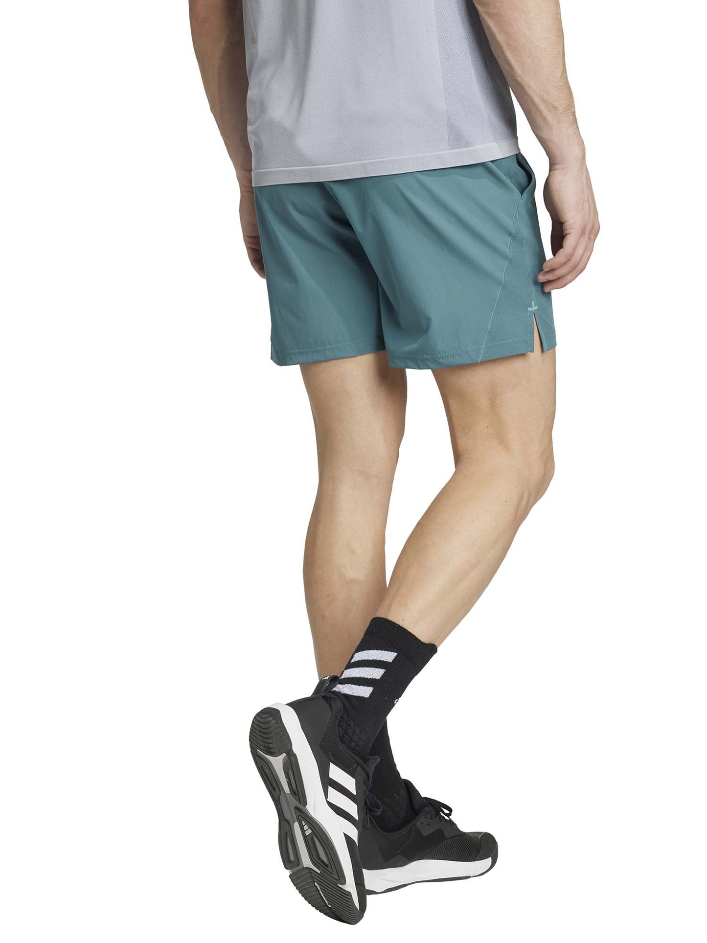 SHORT TRAINING ADIDAS DA UOMO VERDE