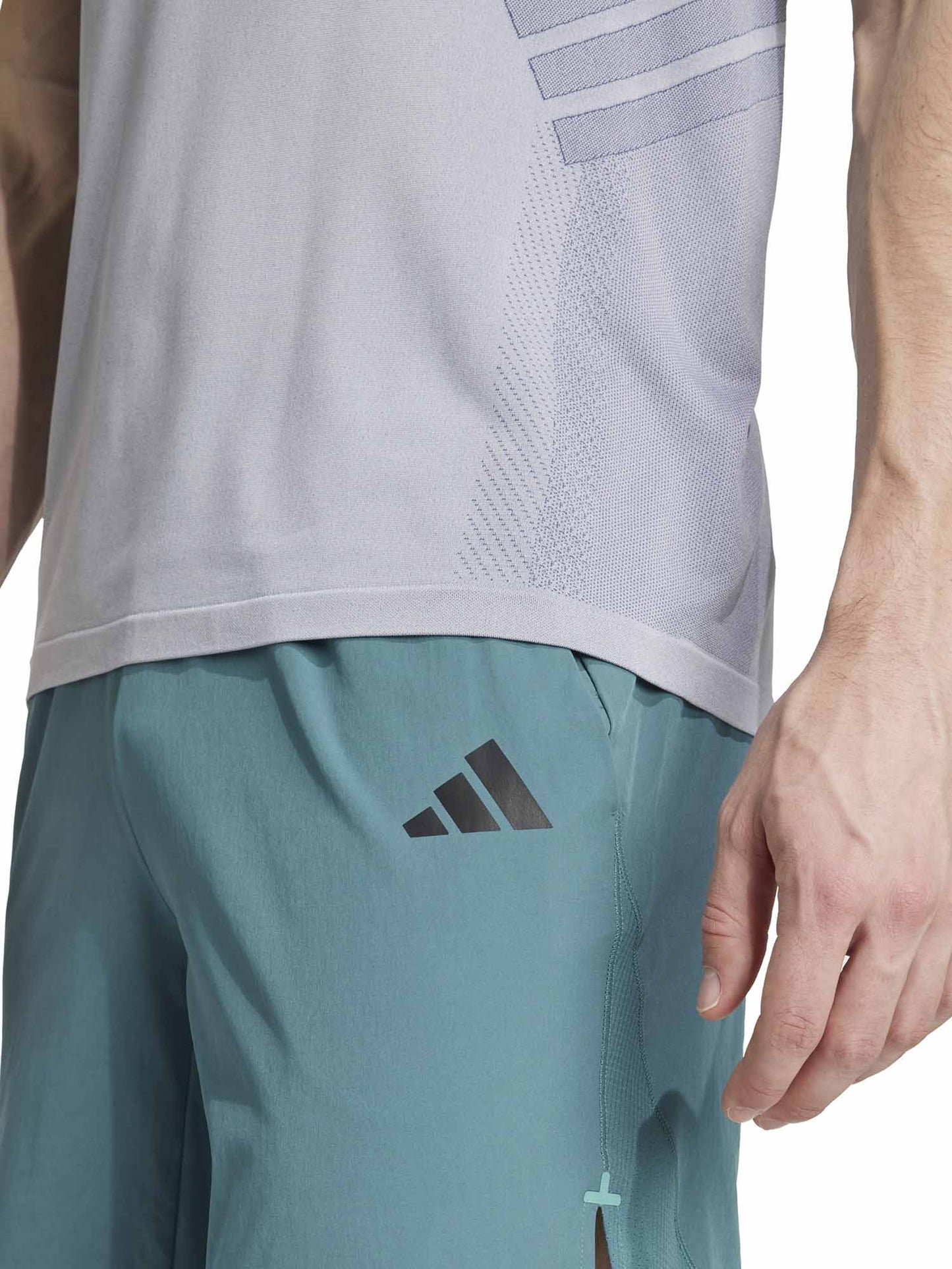 SHORT TRAINING ADIDAS DA UOMO VERDE