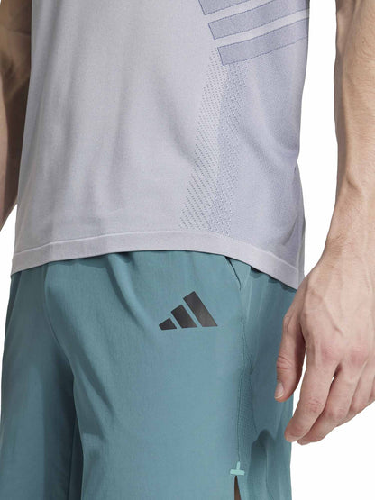 SHORT TRAINING ADIDAS DA UOMO VERDE