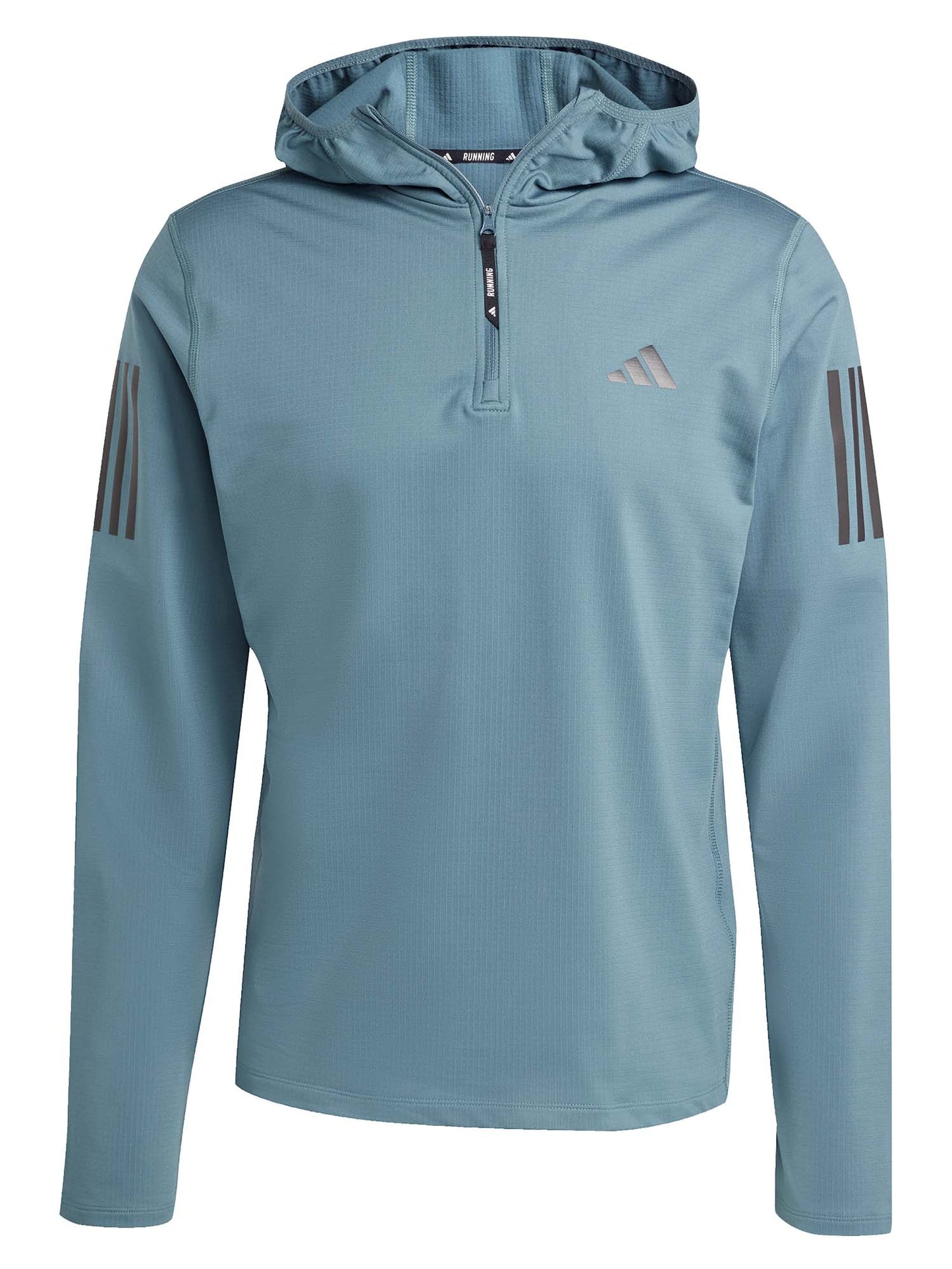 MAGLIA RUNNING CON CAPPUCCIO ADIDAS DA UOMO VERDE