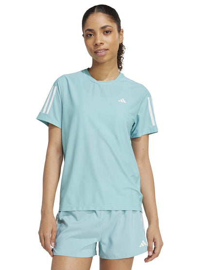 T-SHIRT OWN THE RUN ADIDAS DA DONNA MENTA