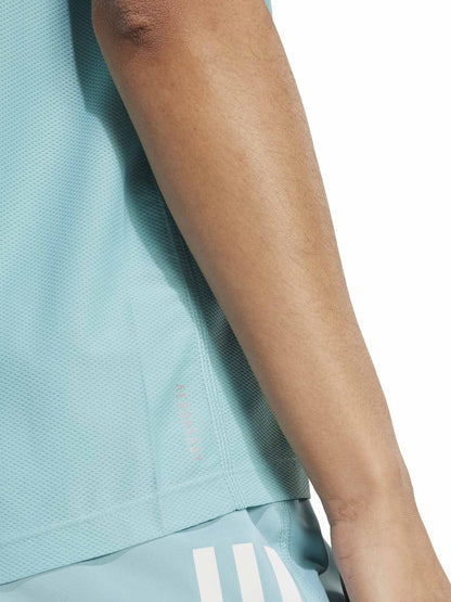 T-SHIRT OWN THE RUN ADIDAS DA DONNA MENTA