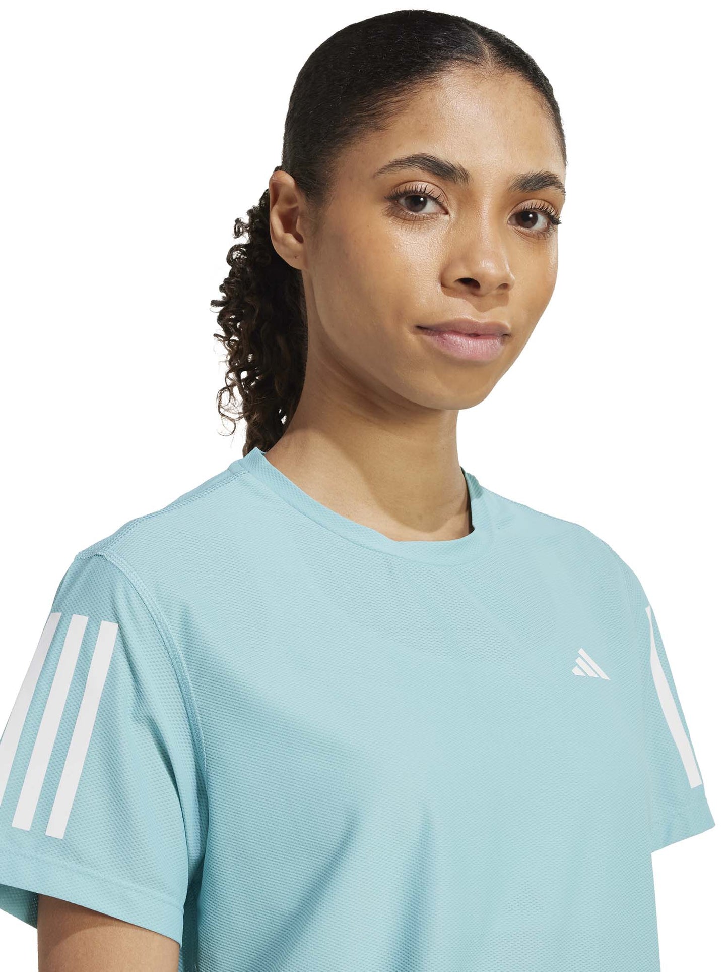 T-SHIRT OWN THE RUN ADIDAS DA DONNA MENTA