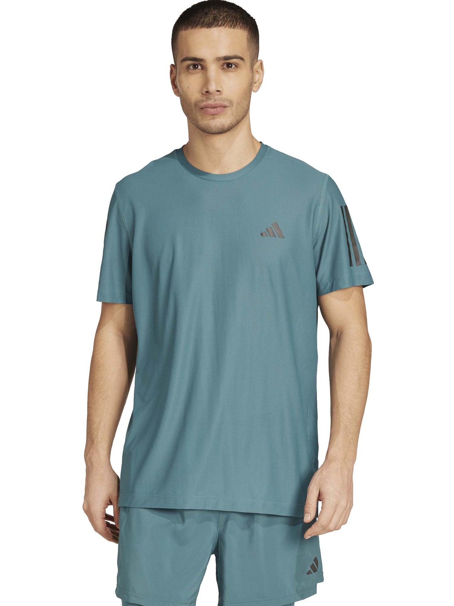 T-SHIRT RUNNING OWN THE RUN ADIDAS DA UOMO VERDE
