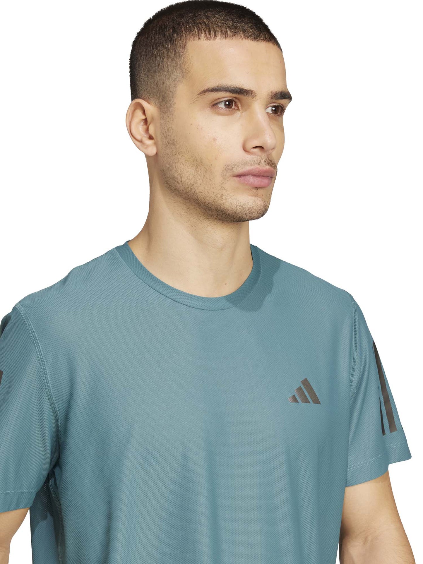 T-SHIRT RUNNING OWN THE RUN ADIDAS DA UOMO VERDE