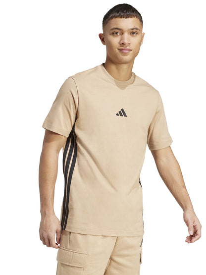 T-SHIRT ESSENTIALS ADIDAS UOMO NOCCIOLA