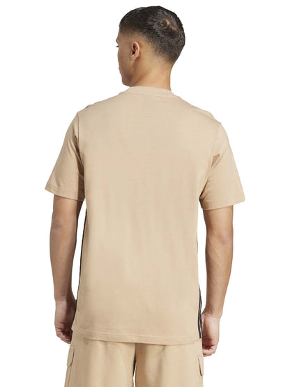 T-SHIRT ESSENTIALS ADIDAS UOMO NOCCIOLA