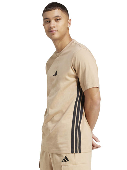 T-SHIRT ESSENTIALS ADIDAS UOMO NOCCIOLA