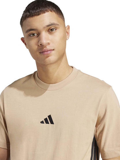 T-SHIRT ESSENTIALS ADIDAS UOMO NOCCIOLA