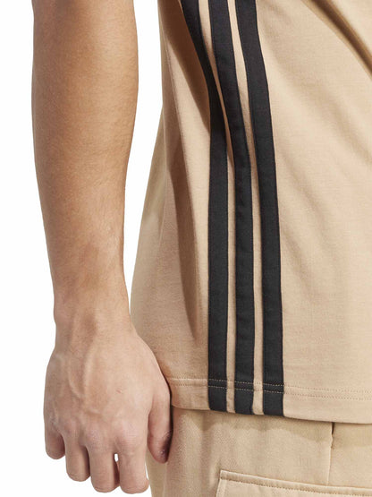 T-SHIRT ESSENTIALS ADIDAS UOMO NOCCIOLA