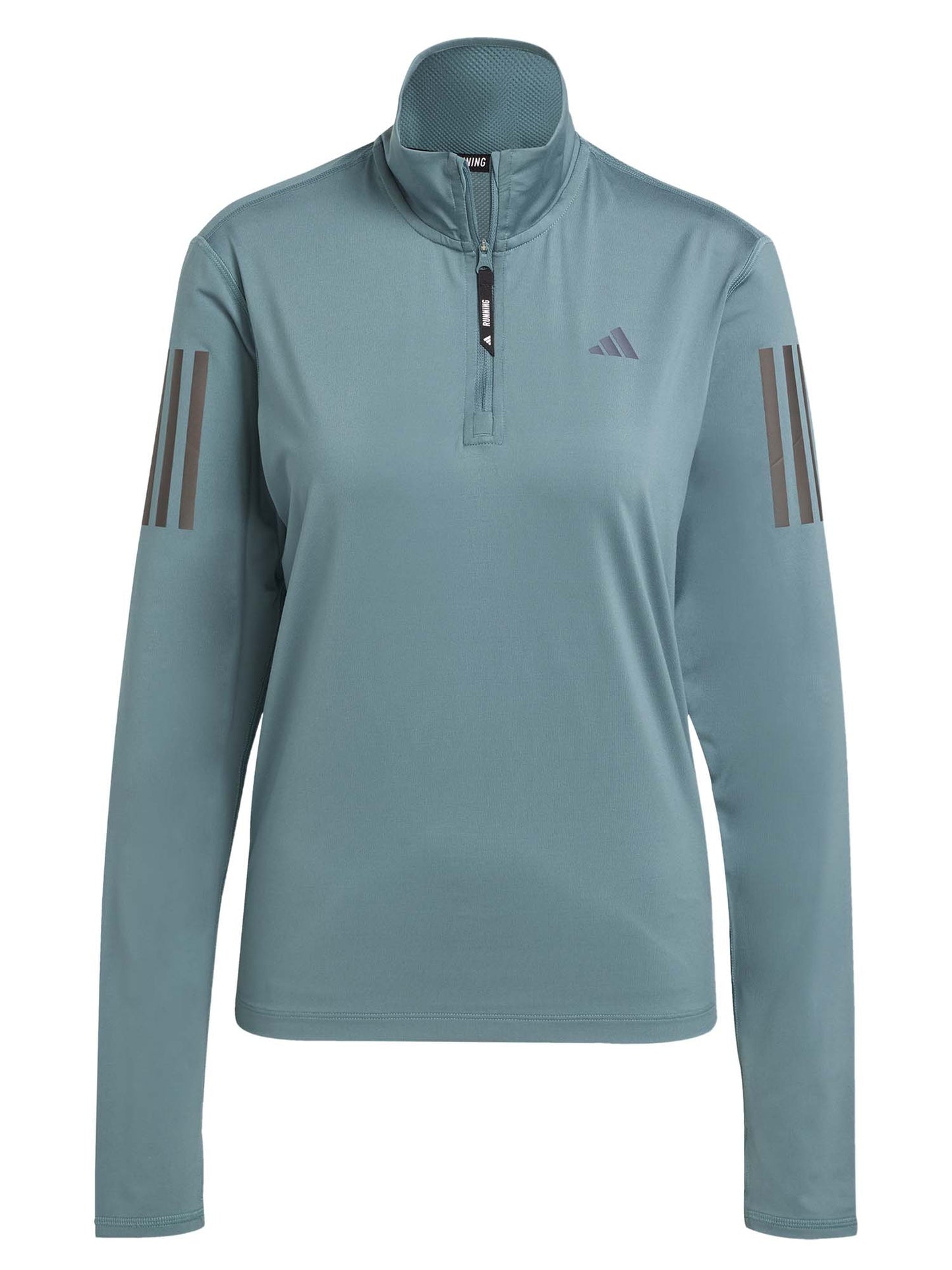 MAGLIA TECNICA CON 1/2 ZIP ADIDAS DA DONNA VERDE
