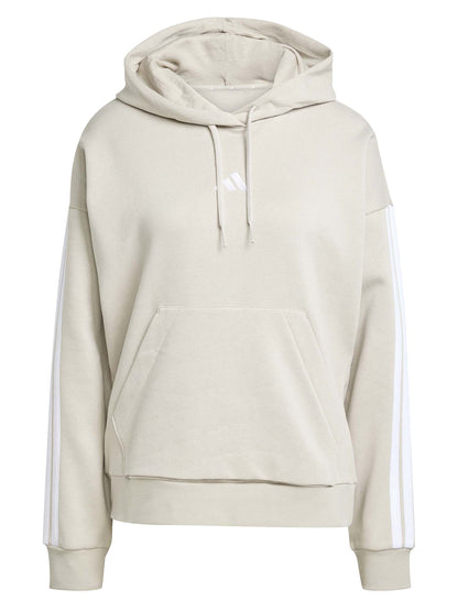 FELPA CON CAPPUCCIO ESSENTIALS ADIDAS DA DONNA SABBIA