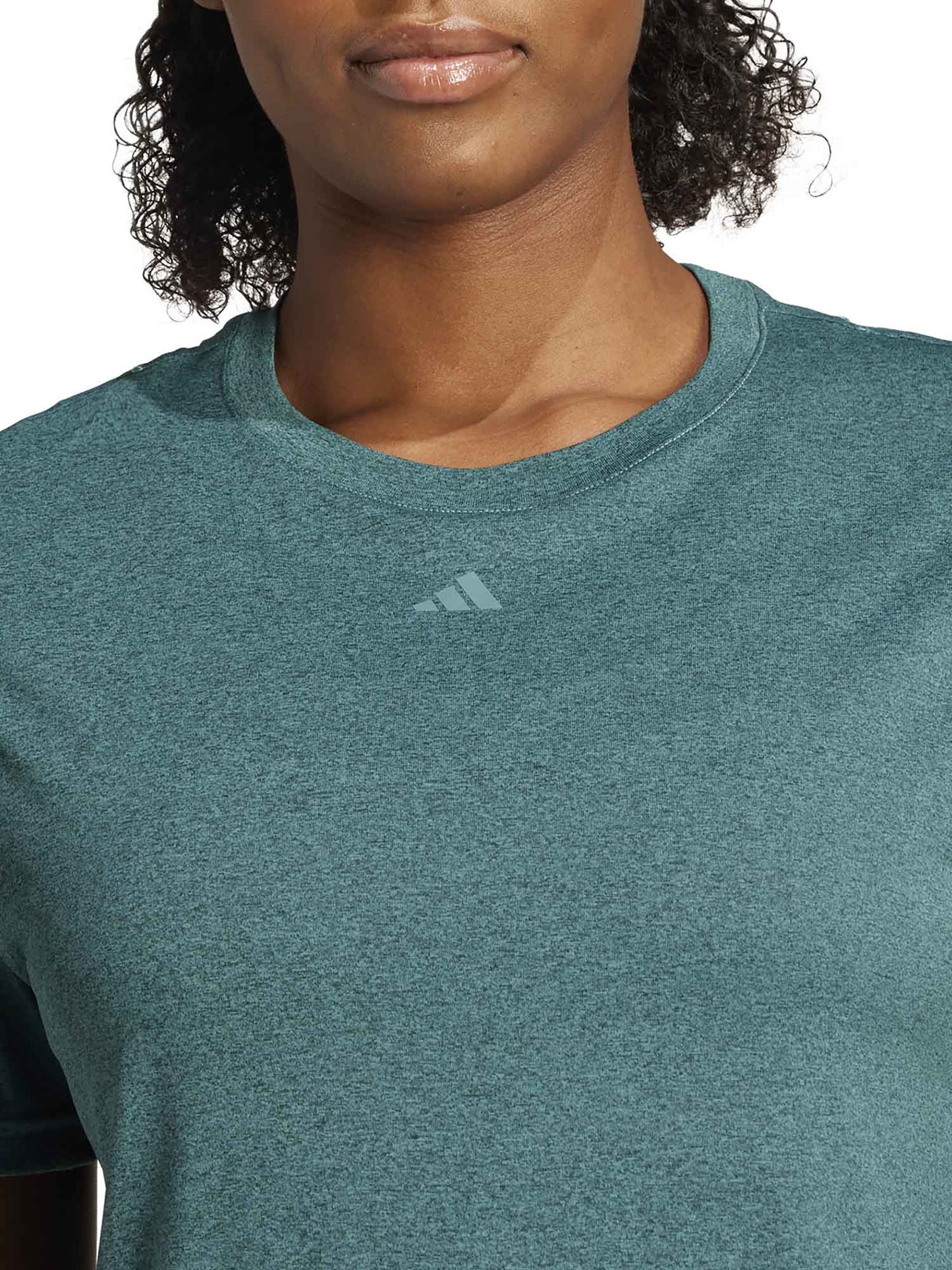 T-SHIRT DESIGNED FOR TRAINING ADIDAS DA DONNA VERDE