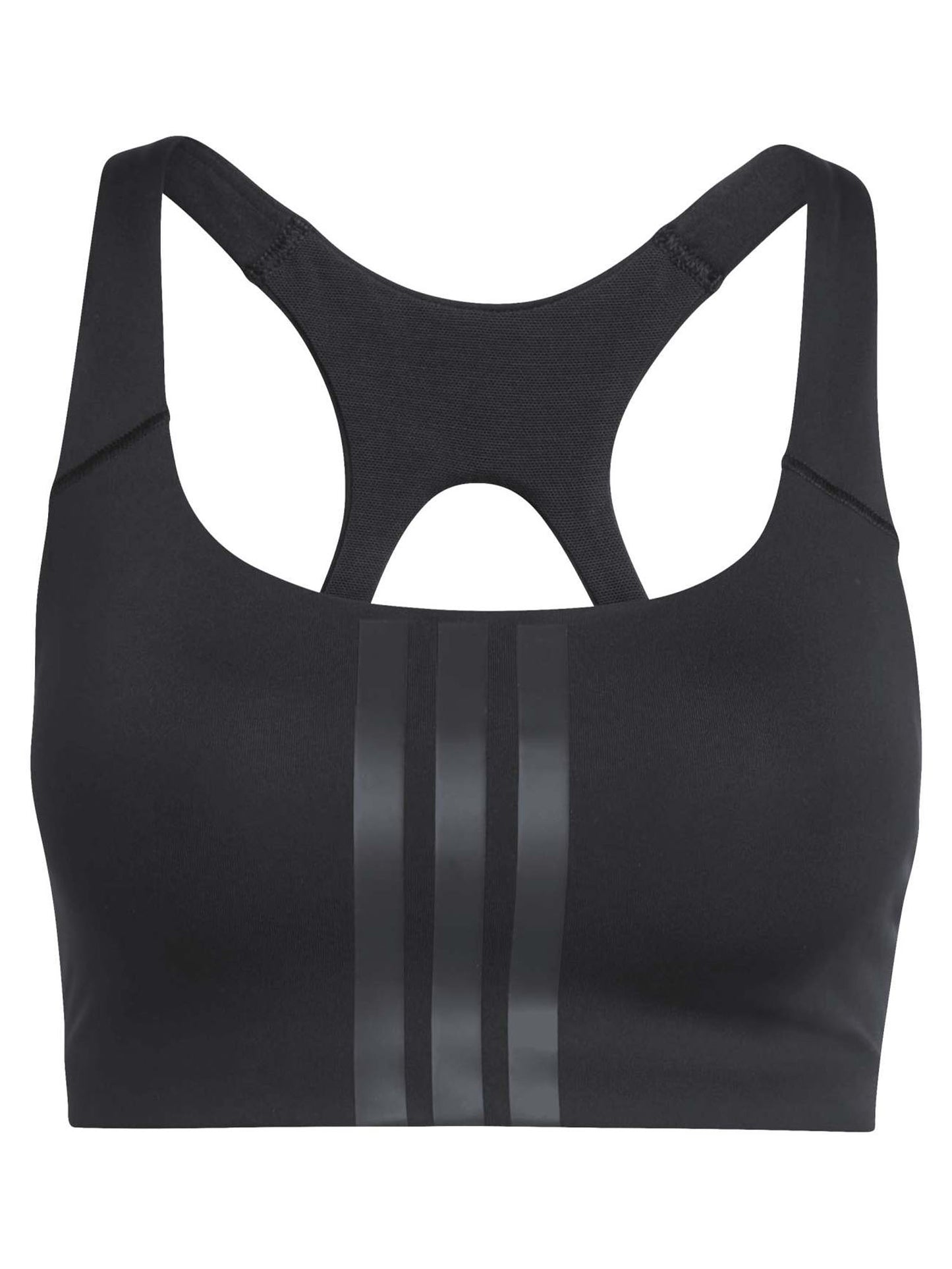 Adidas Optime Workout 3-Stripes, reggiseno sportivo da donna nero