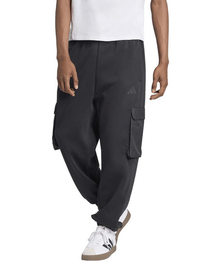 Adidas City Tech Utility Fleece Pants, pantalone da uomo nero