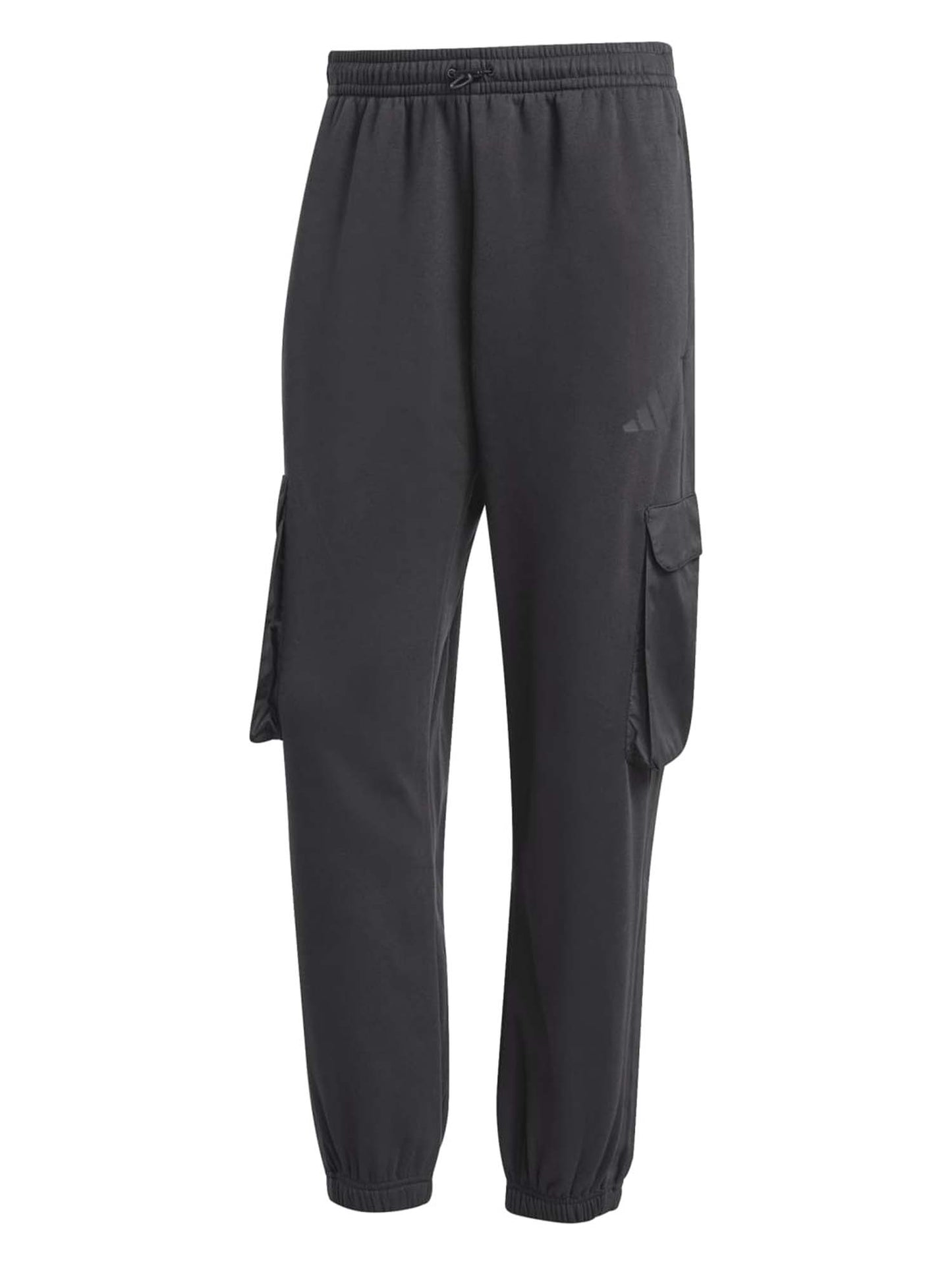 Adidas City Tech Utility Fleece Pants, pantalone da uomo nero