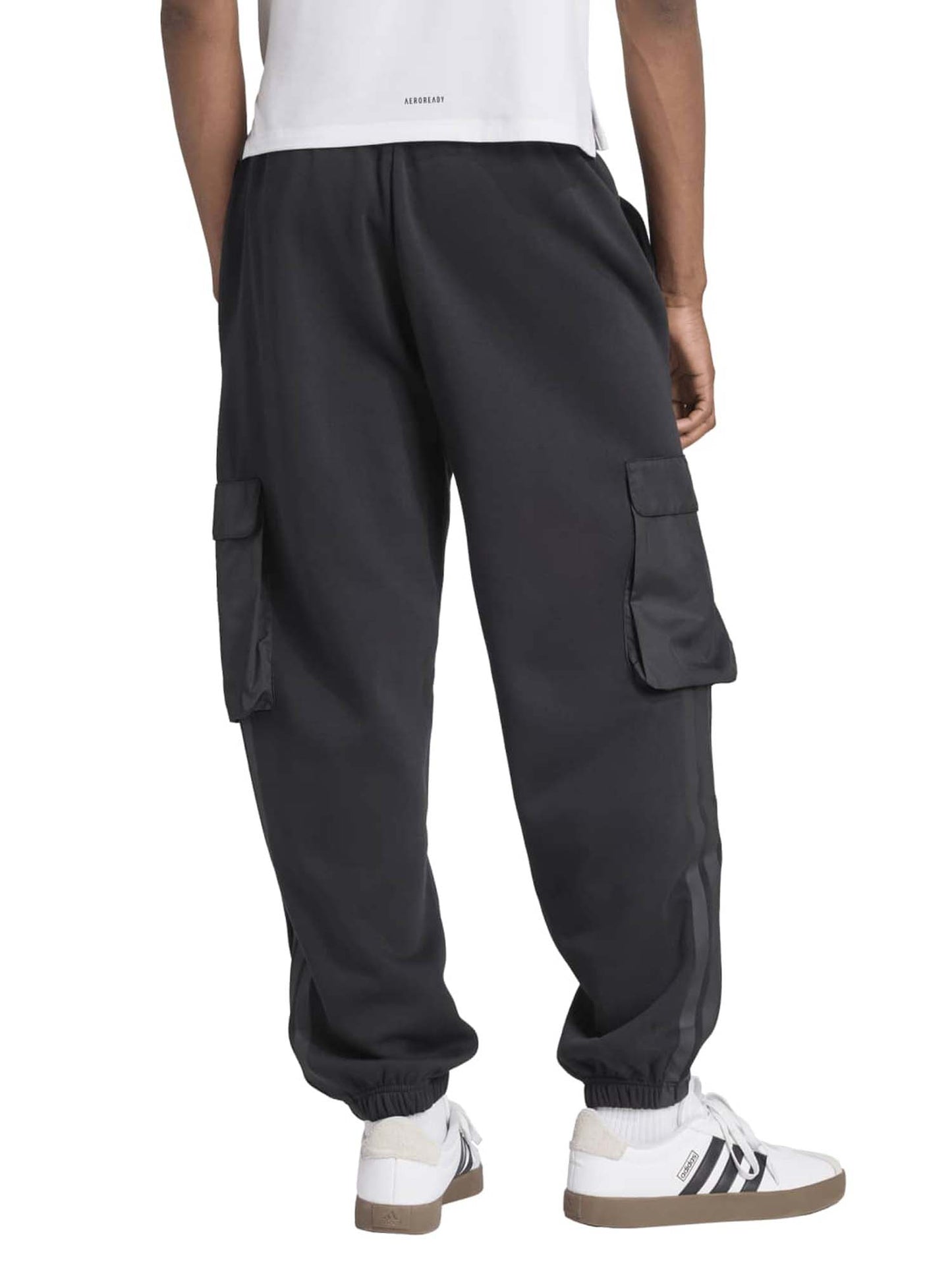 Adidas City Tech Utility Fleece Pants, pantalone da uomo nero