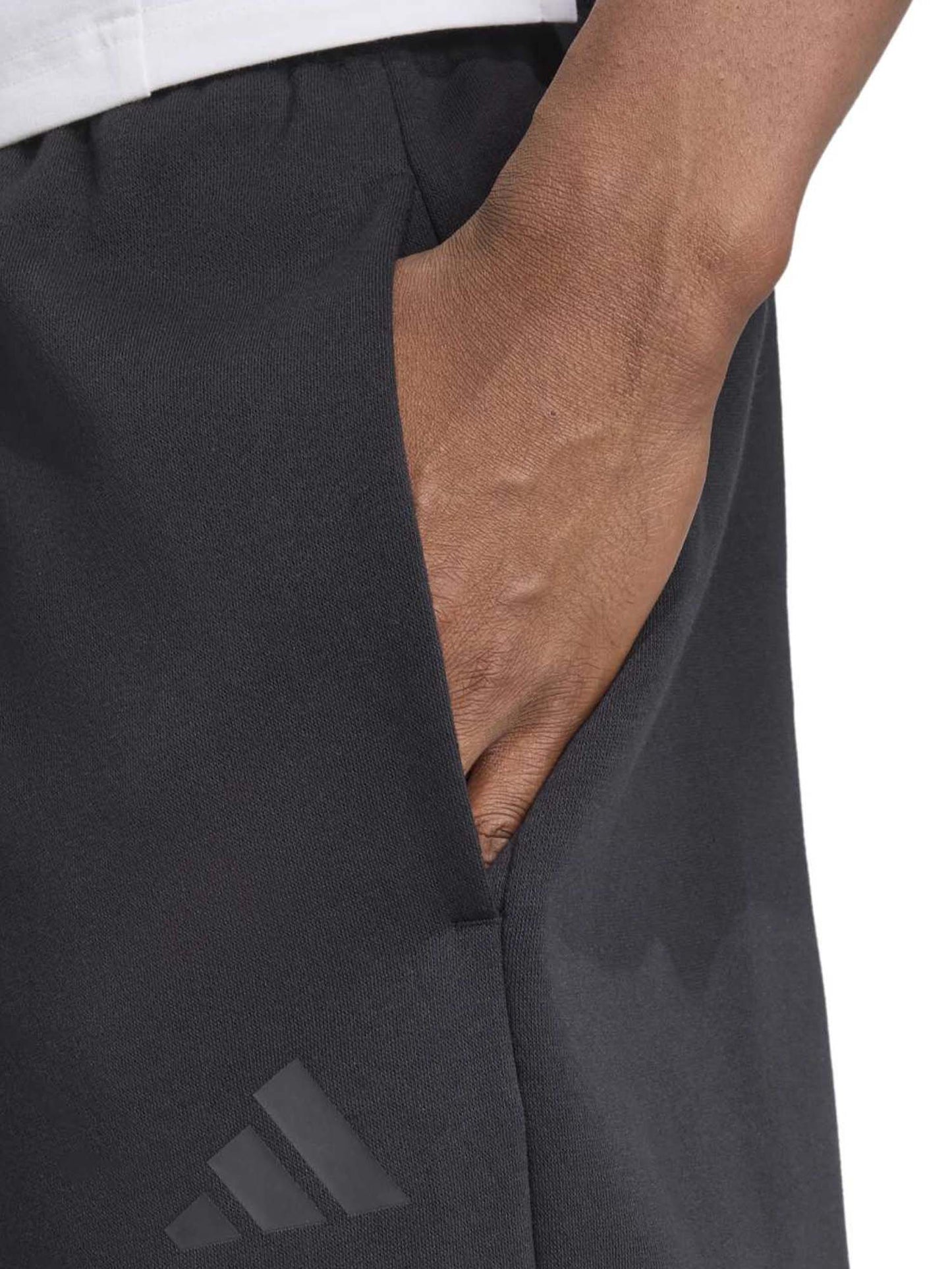 Adidas City Tech Utility Fleece Pants, pantalone da uomo nero