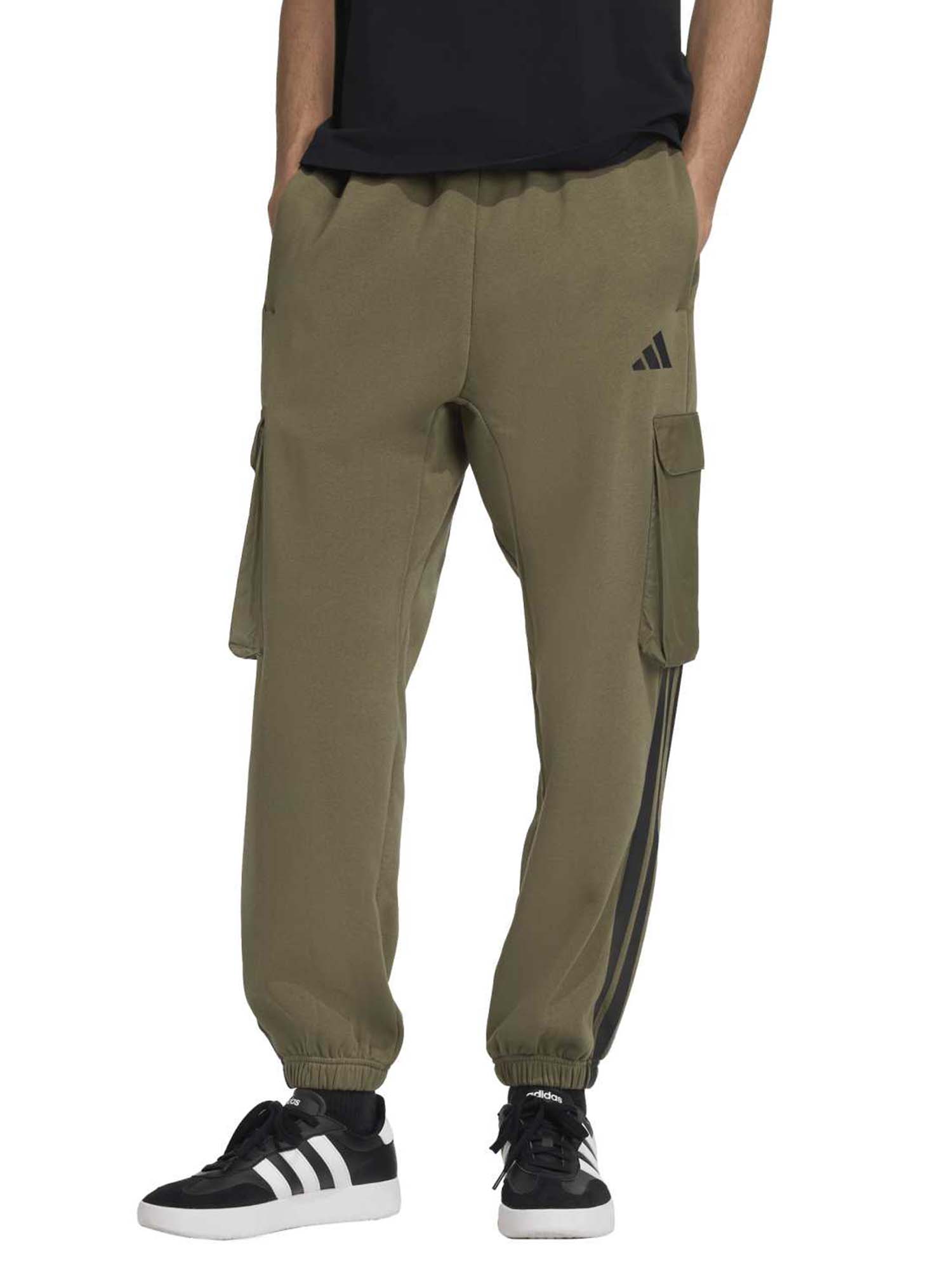 Pantalone uomo Adidas City Tech Utility Fleece verde