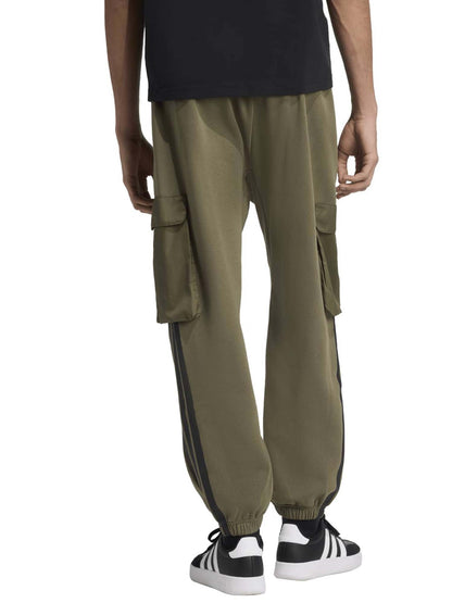 Adidas City Tech Utility Fleece, pantalone da uomo verde