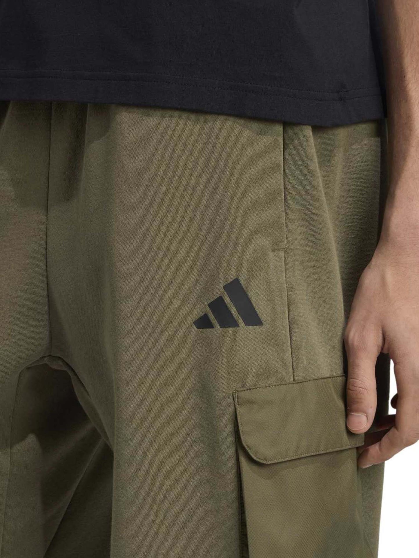 Adidas City Tech Utility Fleece, pantalone da uomo verde