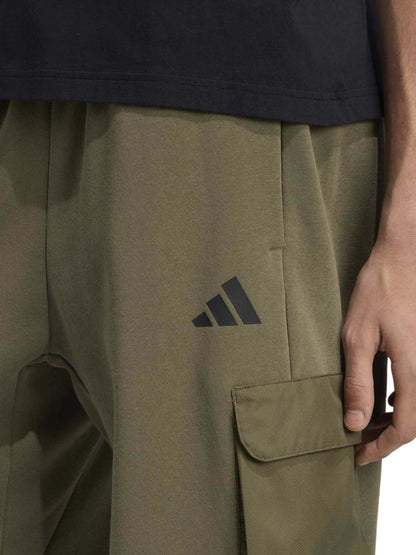 Adidas City Tech Utility Fleece, pantalone da uomo verde