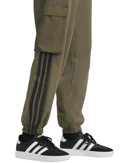 Adidas City Tech Utility Fleece, pantalone da uomo verde