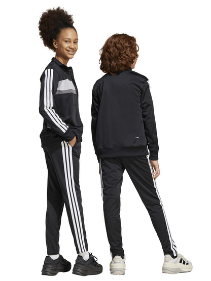 TUTA NERA ADIDAS ESSENTIALS TIBERIO 3STRIPES JUNIOR UNISEX