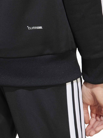 TUTA NERA ADIDAS ESSENTIALS TIBERIO 3STRIPES JUNIOR UNISEX