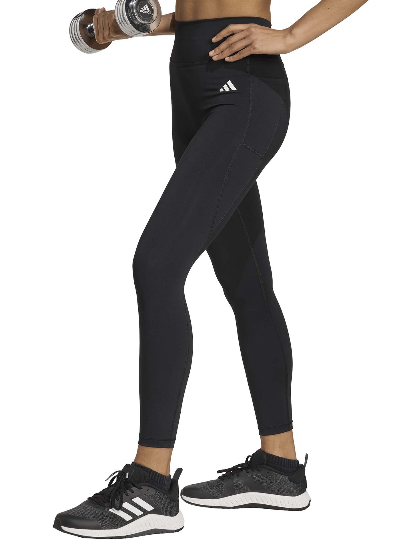 Leggings Training Adidas Optime Essentials neri da donna