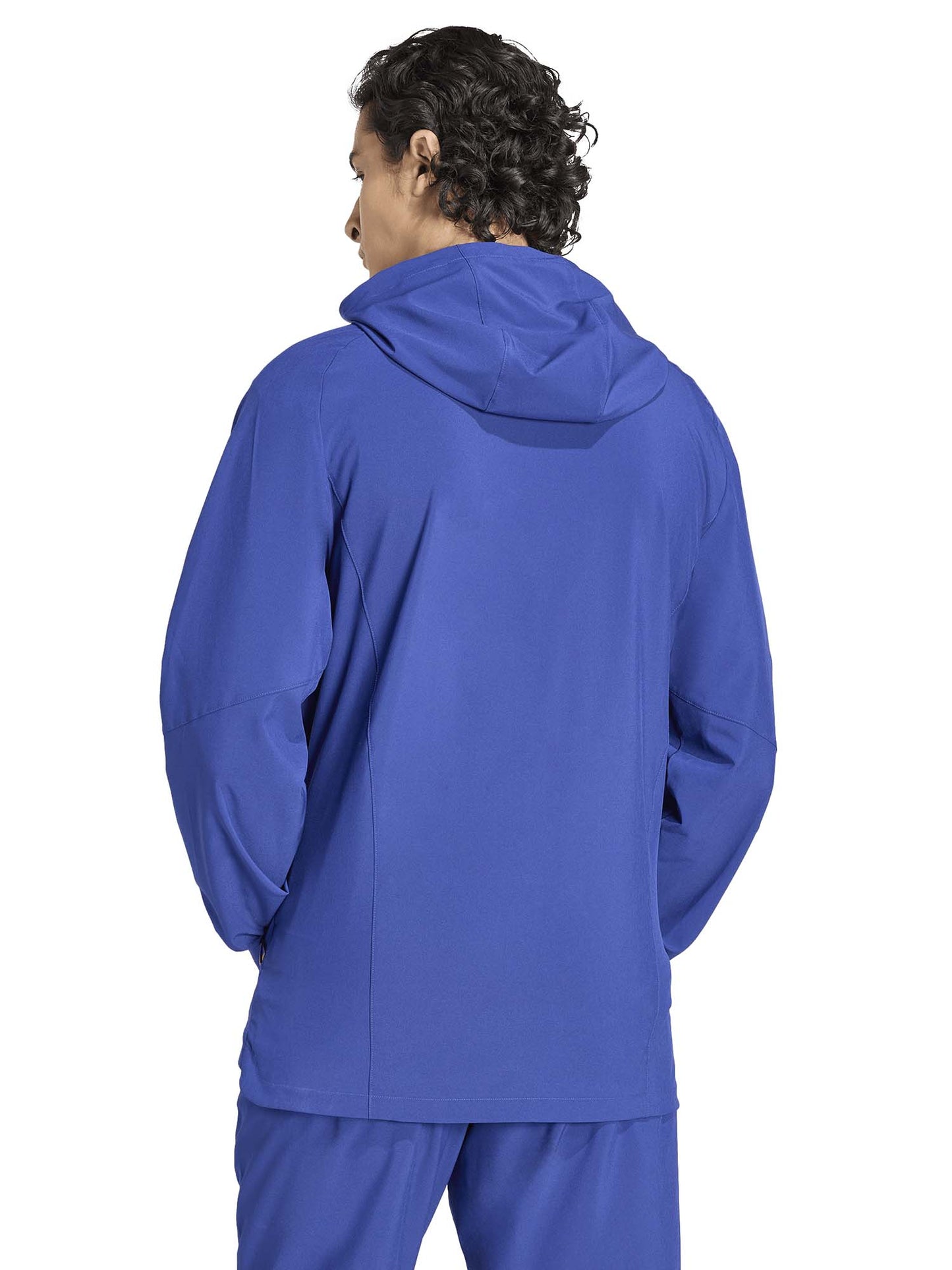FELPA ITALIA TIRO TRAVEL FULL ZIP ADIDAS DA UOMO BLU