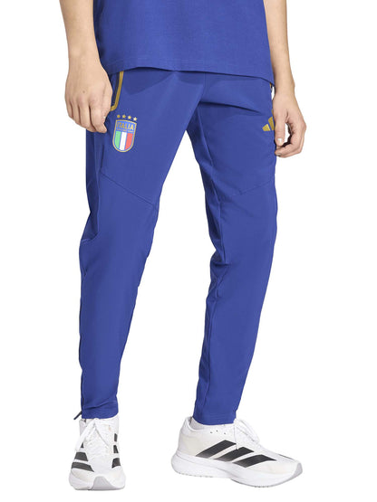 PANTALONE SPORTIVO ITALIA TIRO TRAVEL ADIDAS DA UOMO BLU