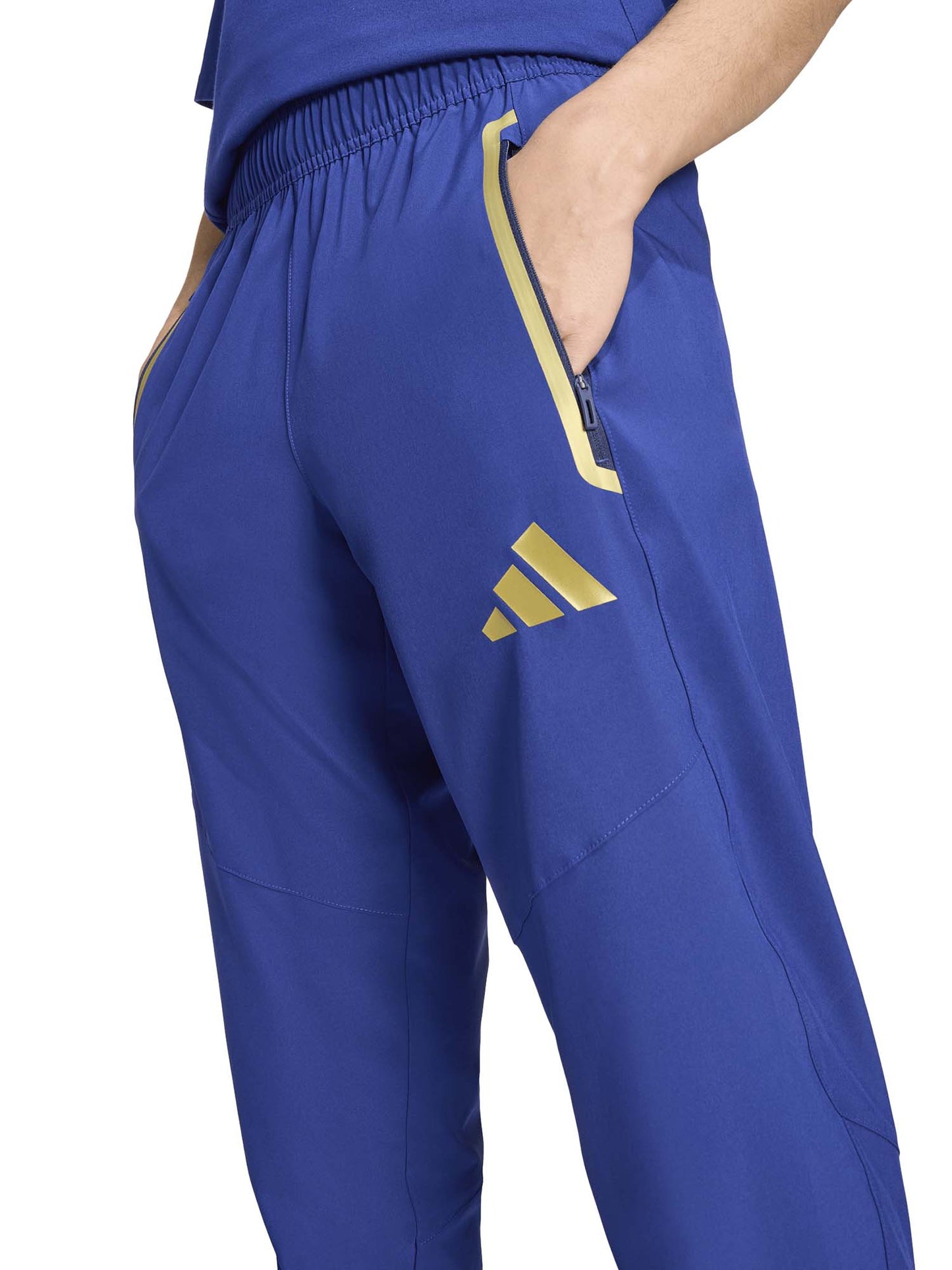 PANTALONE SPORTIVO ITALIA TIRO TRAVEL ADIDAS DA UOMO BLU