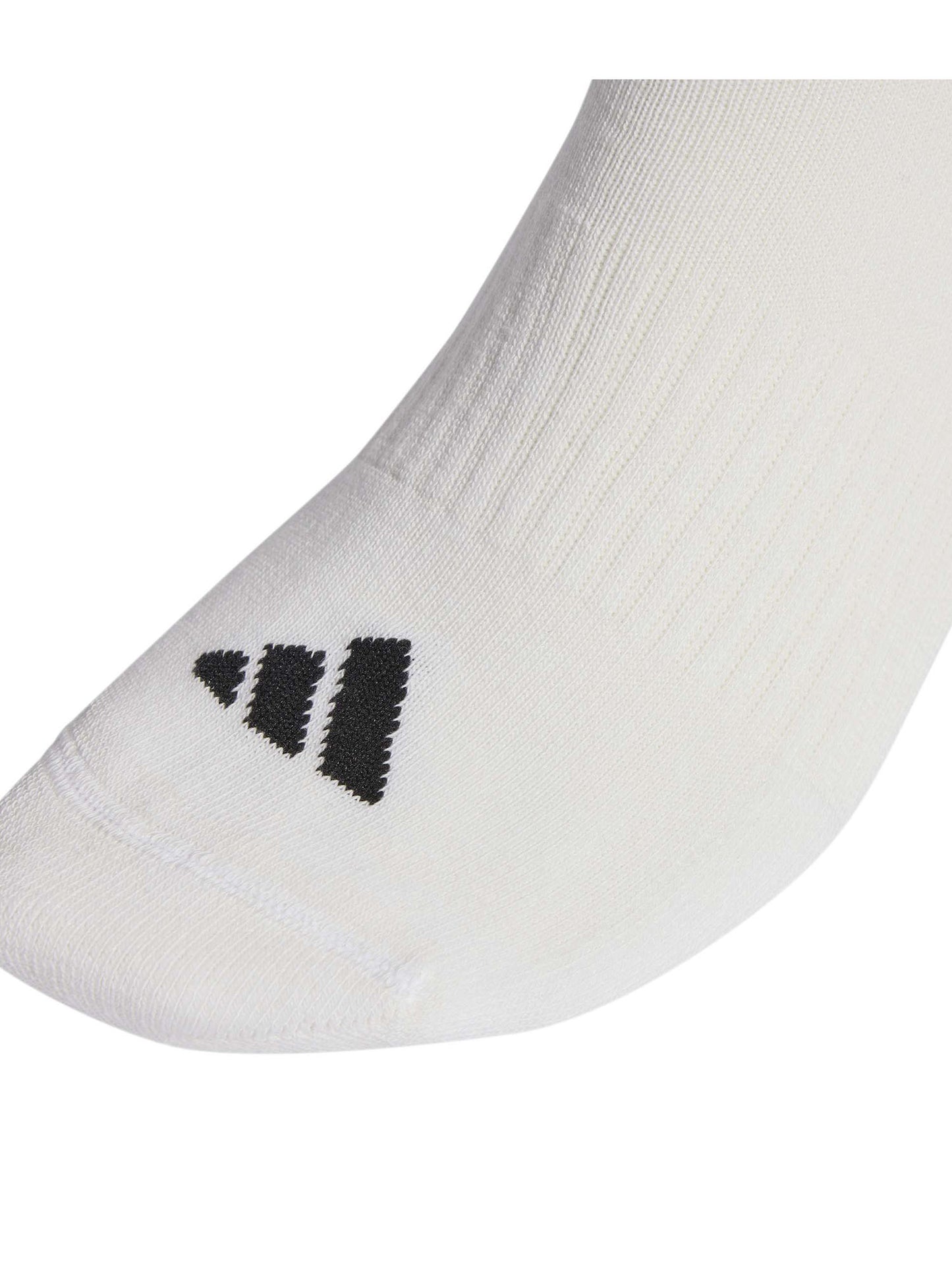 Set di 3 paia di calze alte Adidas Cushioned 3-Stripes bianche da uomo