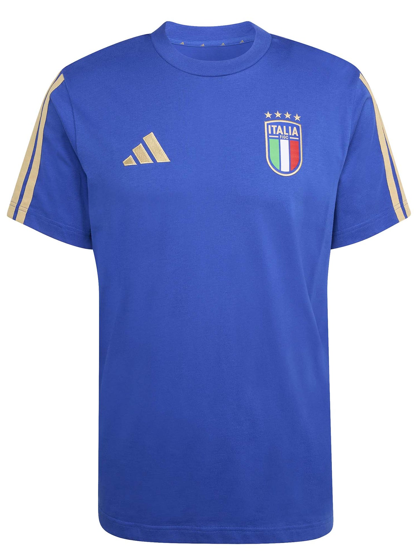 T-SHIRT CALCIO AZZURRA ADIDAS DNA ITALIA DA UOMO