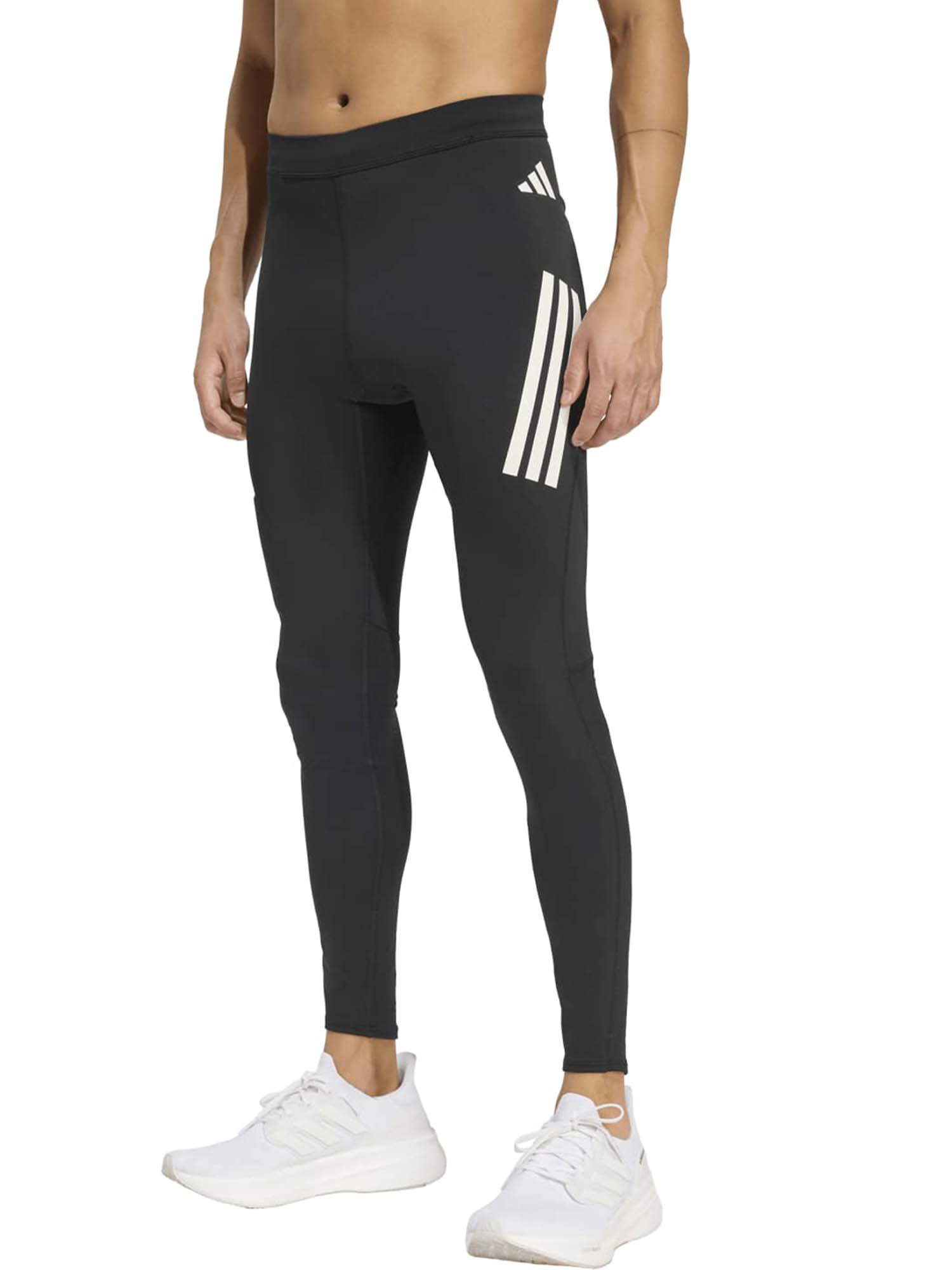 Leggings uomo neri Adidas adi365 Iconic sportivi elasticizzati