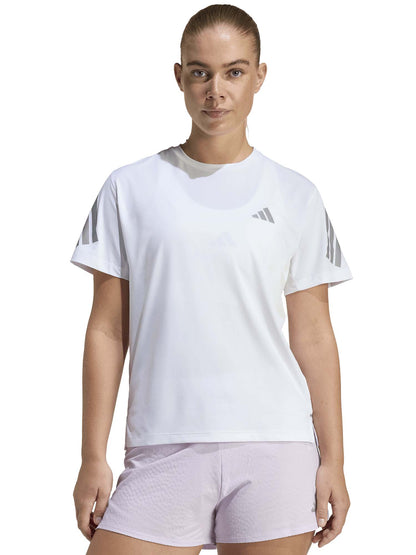 T-SHIRT RUNNING ADIDAS DA DONNA BIANCO