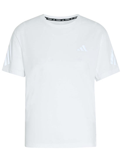 T-SHIRT RUNNING ADIDAS DA DONNA BIANCO