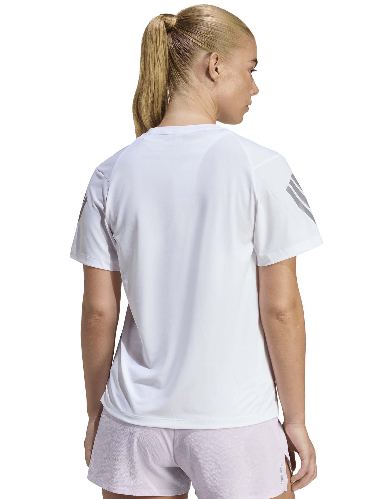 T-SHIRT RUNNING ADIDAS DA DONNA BIANCO