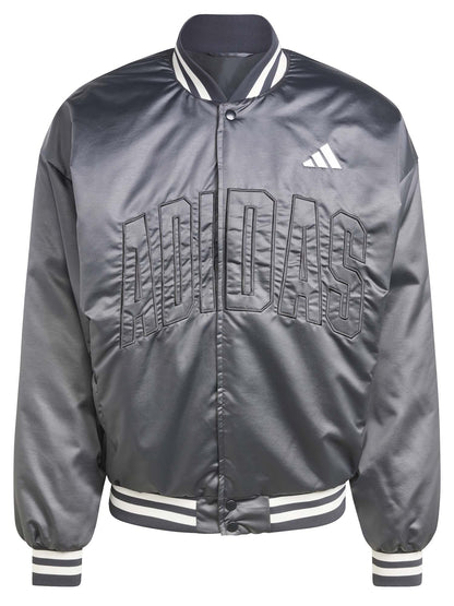 Bomber Adidas Stadium nero da uomo con isolamento Climawarm