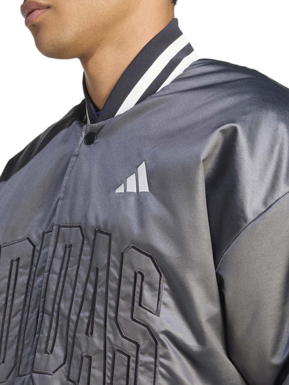 Bomber Adidas Stadium nero da uomo con isolamento Climawarm