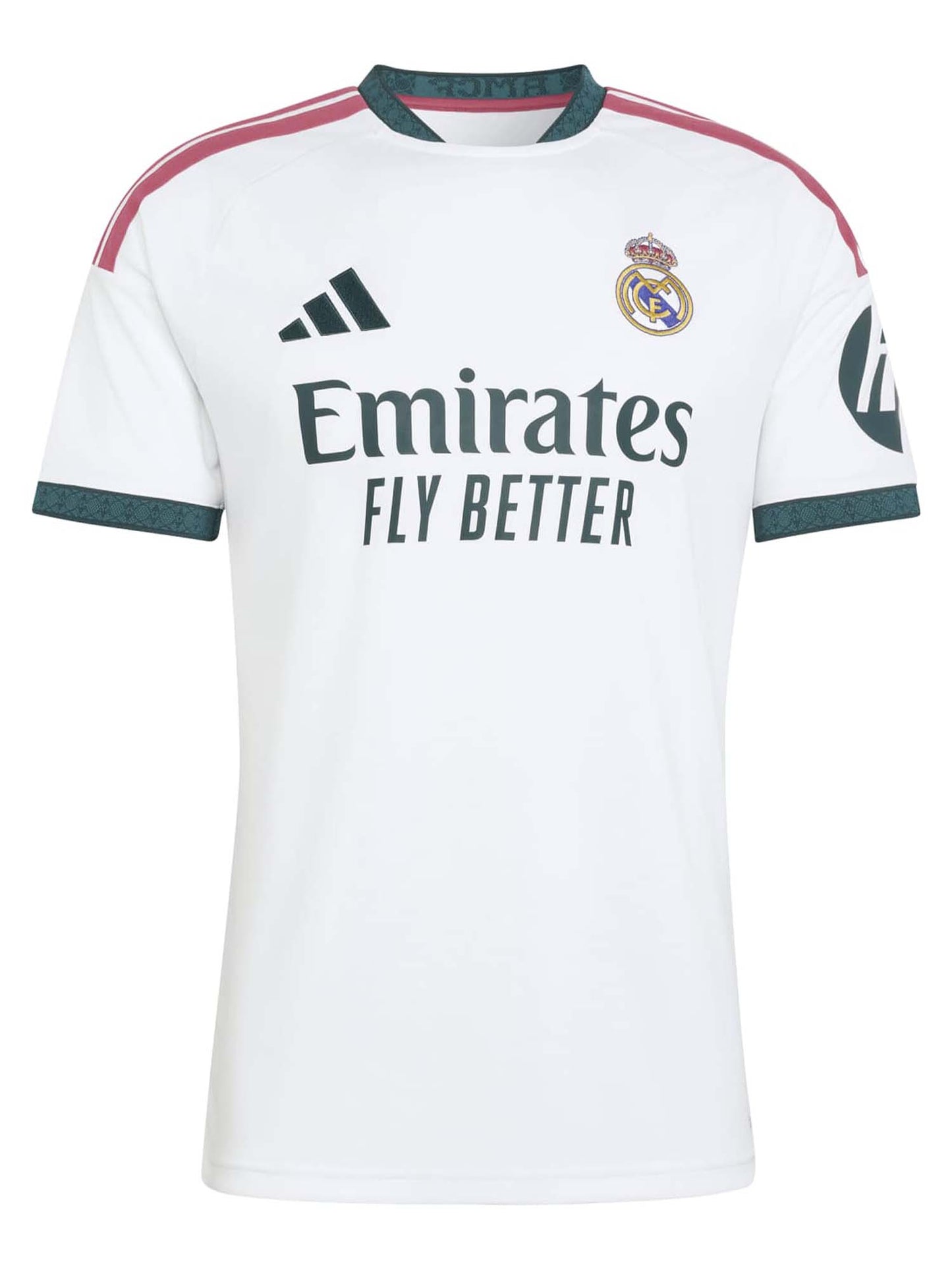 Adidas Real Madrid, t-shirt da uomo bianca
