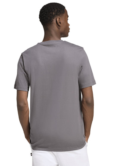 T-shirt Adidas 3-Stripes con stampa grafica da uomo grigia
