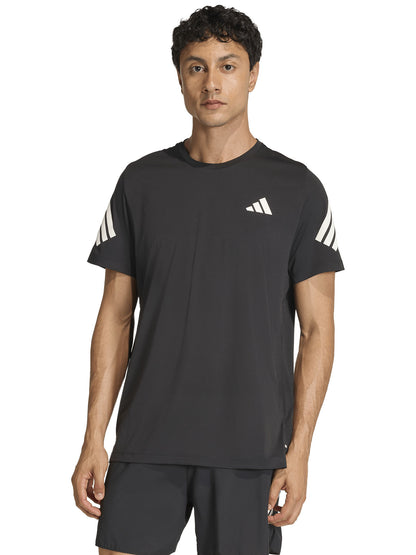 T-SHIRT RUNNING NERA ADIDAS DA UOMO