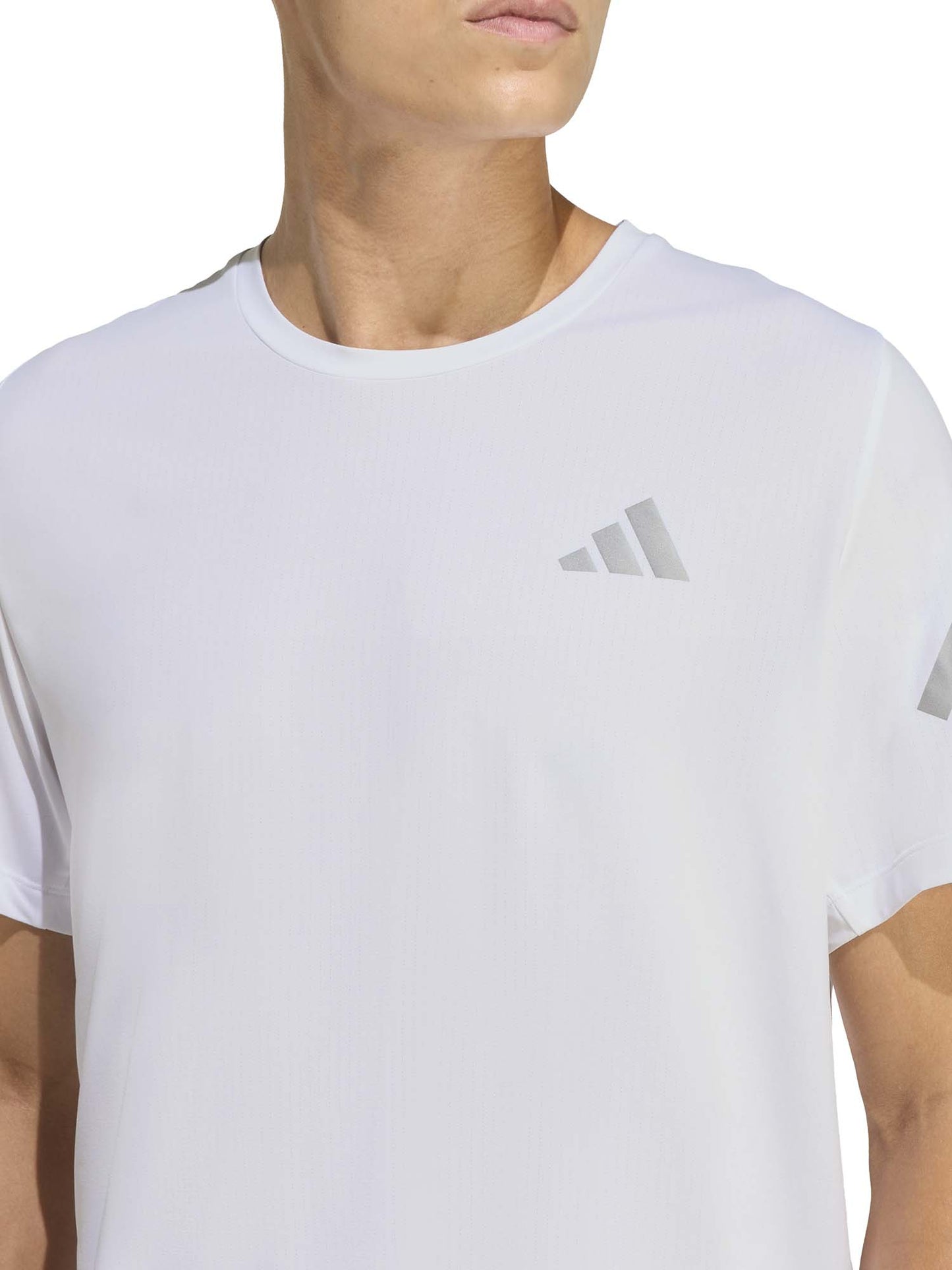 T-SHIRT RUBNNNG ADIDAS DA UOMO BIANCO