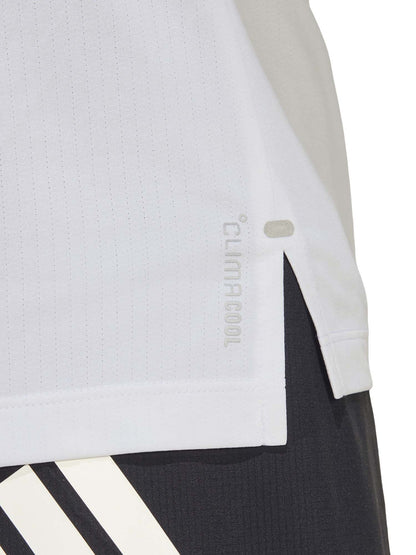 T-SHIRT RUBNNNG ADIDAS DA UOMO BIANCO