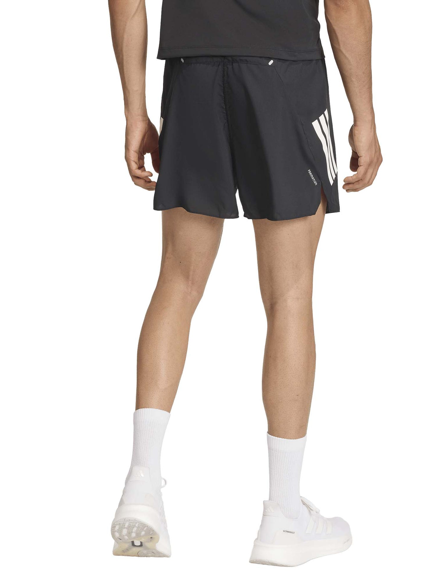 SHORT RUNNING NERO ADIDAS DA UOMO